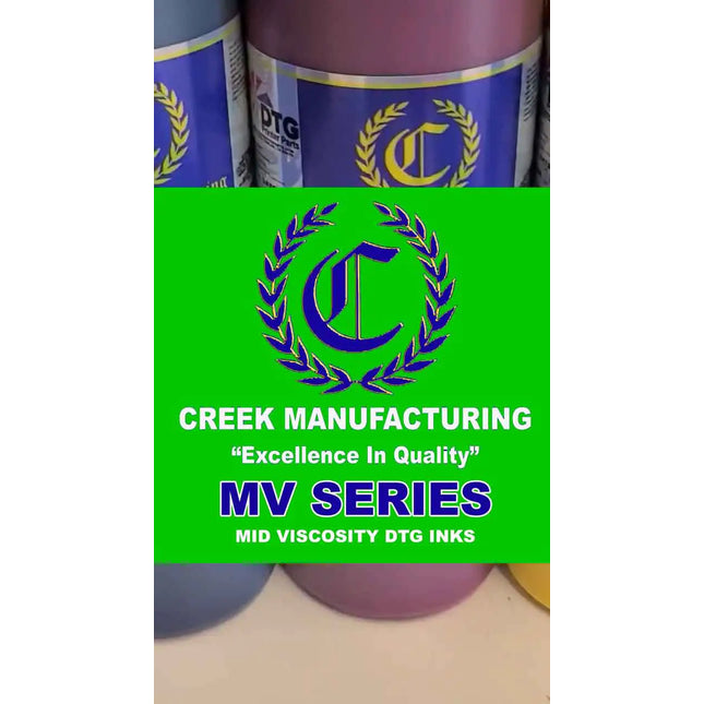 Creek Manufacturing MV SERIES MID VISCOSITY (Formerly G Series) BULK Inks