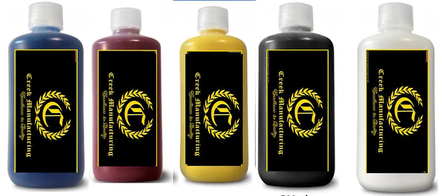 Creek Manufacturing R SERIES MID VISCOSITY BULK Inks, DTG Inks
